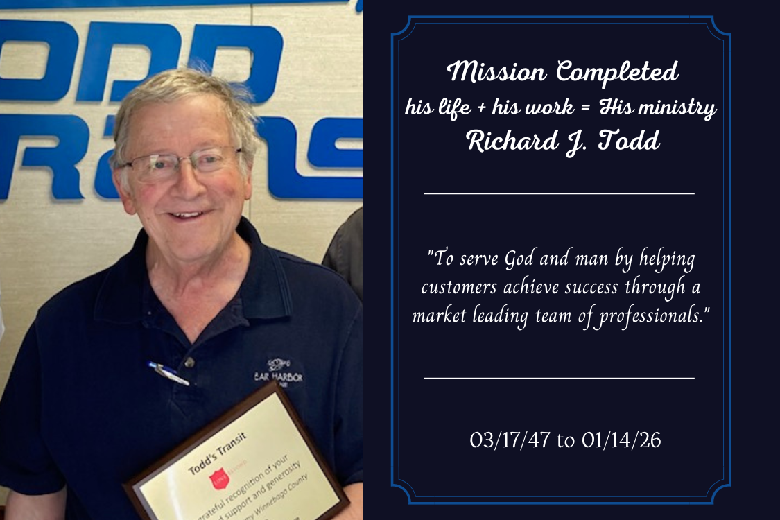 Mission Completed – Richard J. Todd